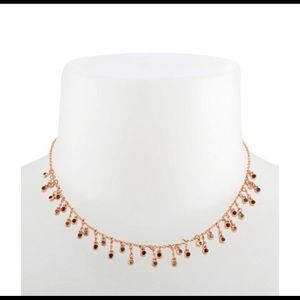 Rachel rachel roy rose gold choker necklace